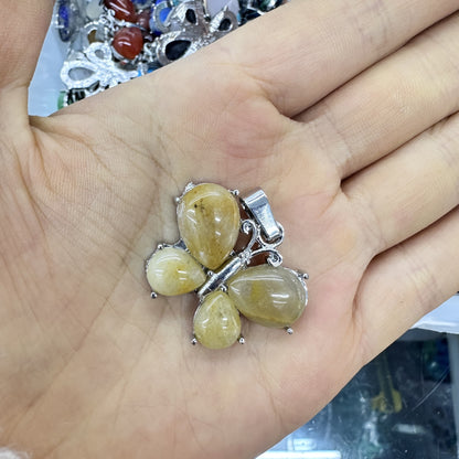 Crystal Butterfly Pendant