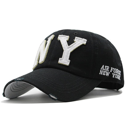 Gorra de béisbol lavada en primavera 