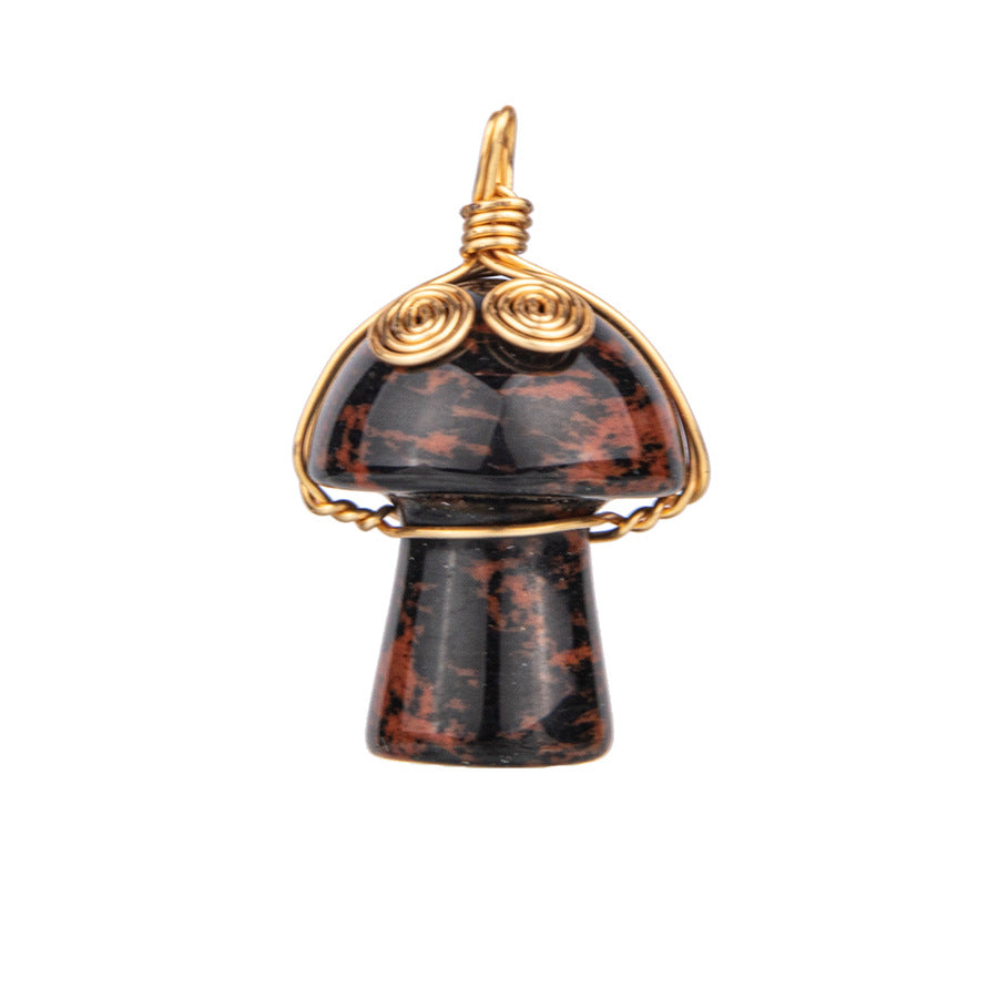 Pendente Cogumelo Cristal 20mm 