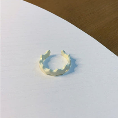 Geometric Acrylic Epoxy Resin Ring