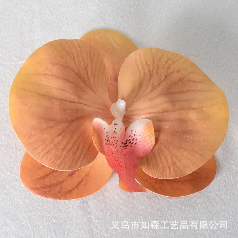 Cabeza de flor de orquídea mariposa de laminación 3D de simulación 