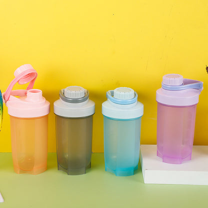 500ML Sports Shaker Cup Fitness Mixing Cup