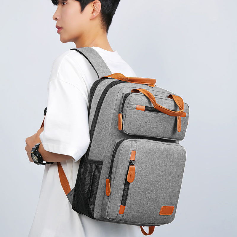 Crossbody computer bag backpack