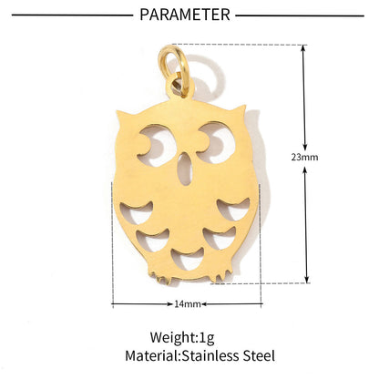 20 pcs/pack Flower Life Tree Titanium Steel DIY Pendant