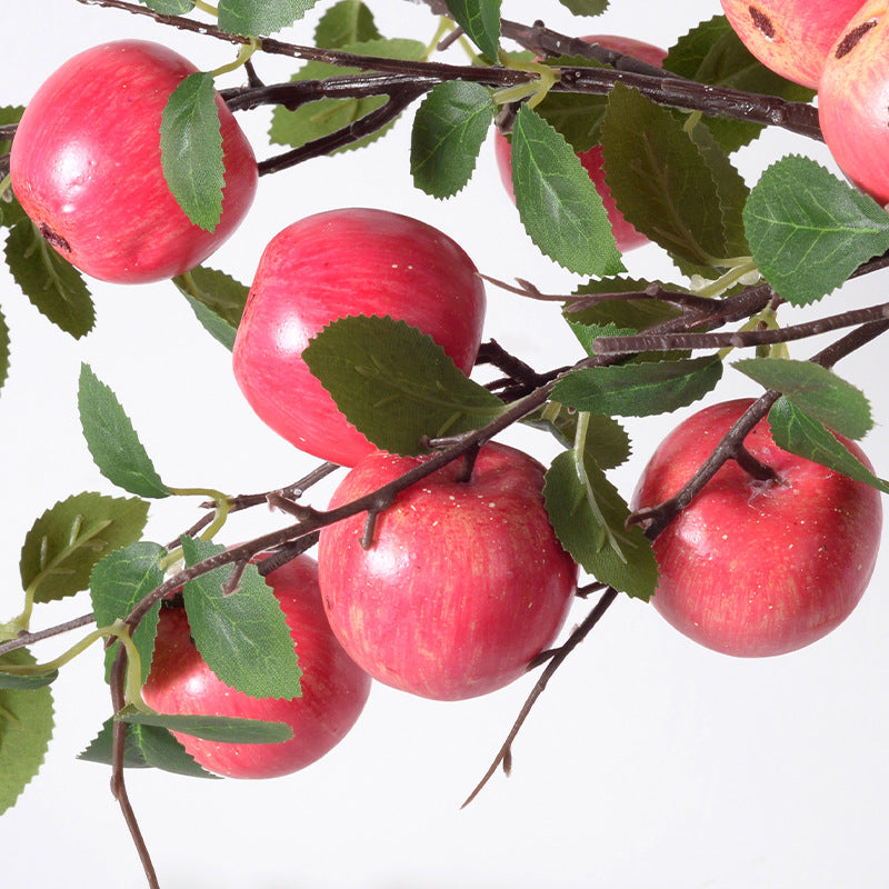 Simulation green plant 6 big apples