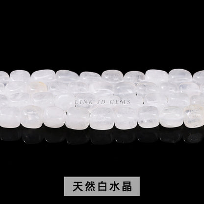 Cristal en polvo rectangular con cuentas moldeadas Cuentas sueltas cuadradas de cristal 