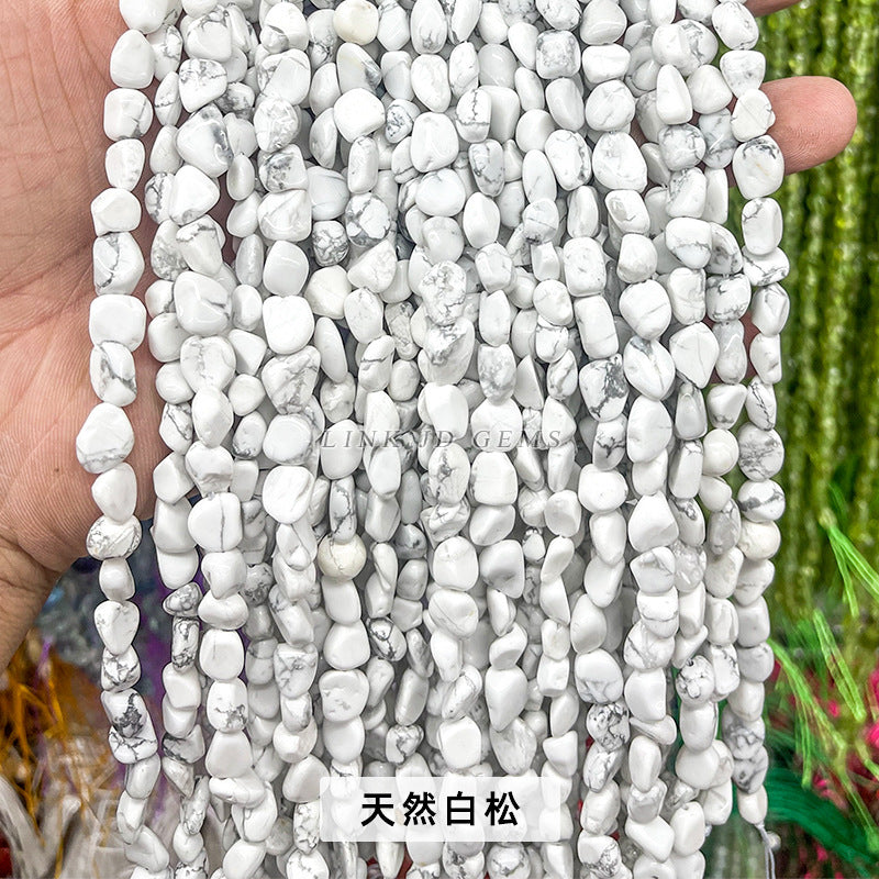6-8Mm crystal agate irregular conformal loose beads