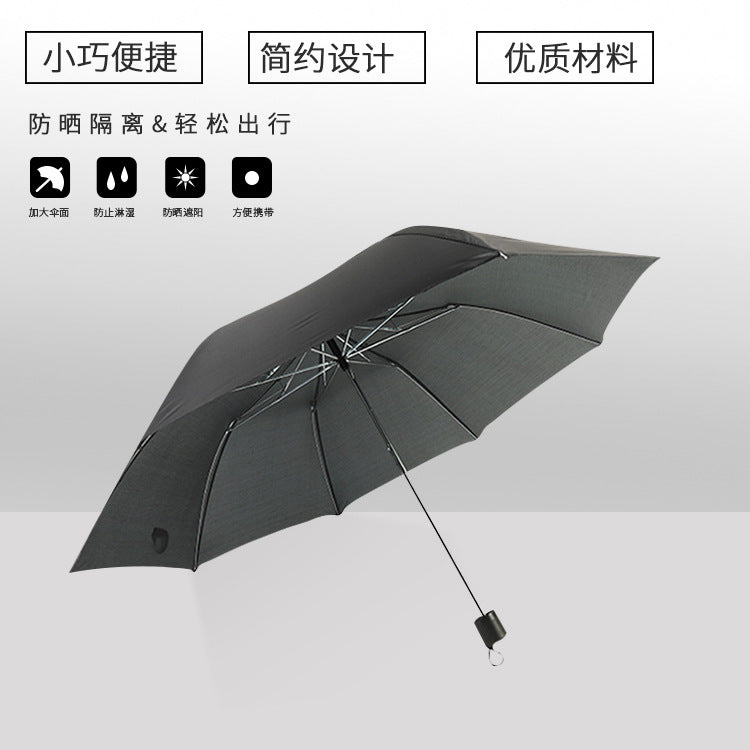Paraguas doble resistente al viento de primera calidad con mango recto 