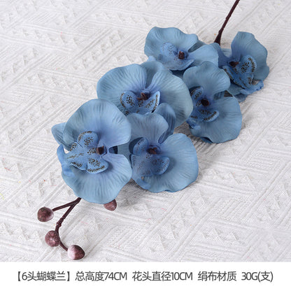 Artificial flowers blue series flowers plastic flowers wholesale