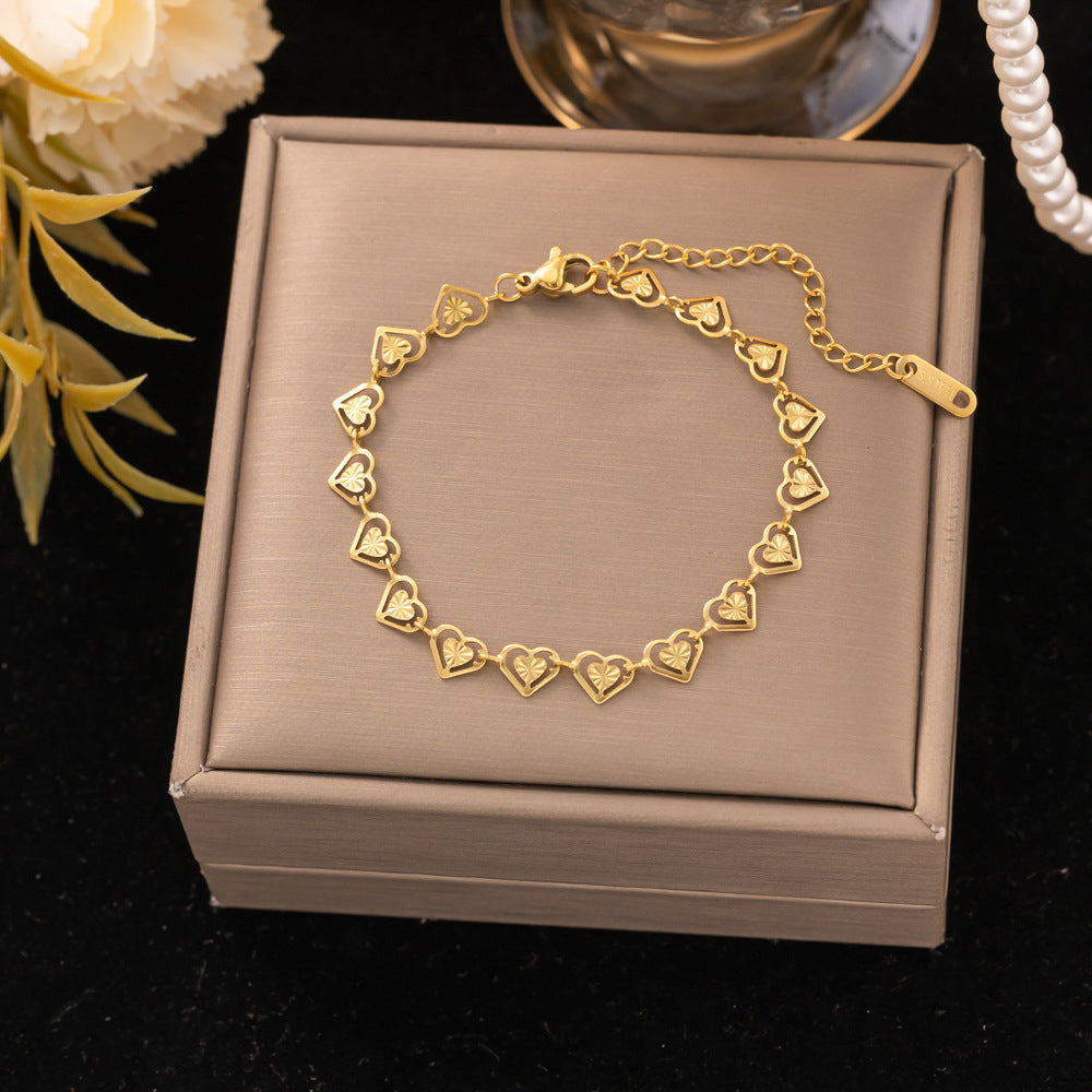 18K Gold Titanium Steel Bracelet