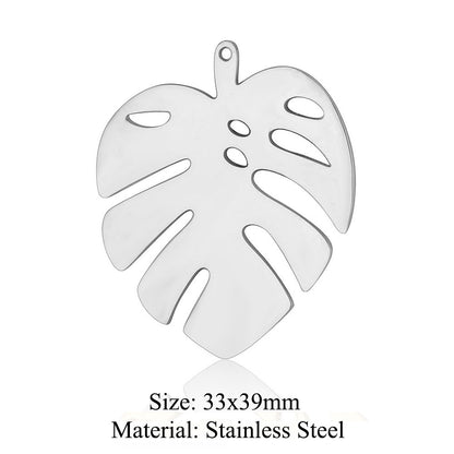 5 pcs/bag witch titanium steel pendant peach heart cross