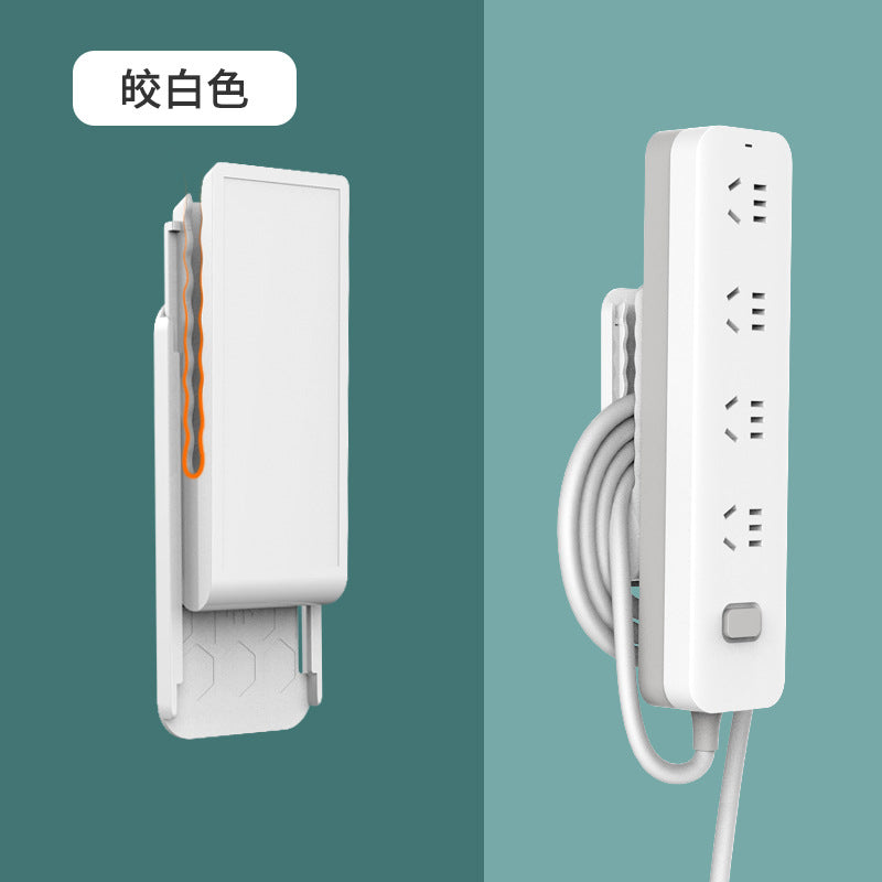 Soporte para regleta de enchufes de pared sin taladro 