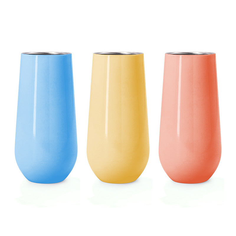 Double beer glass champagne glass