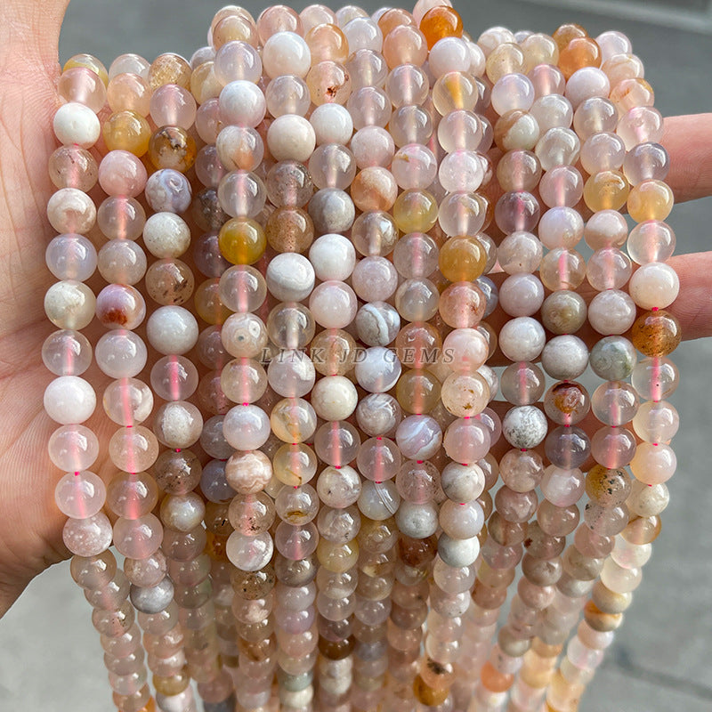 Cherry blossom agate loose beads wholesale