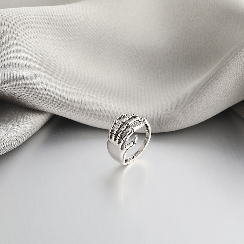 Skull Five-Claw Ring