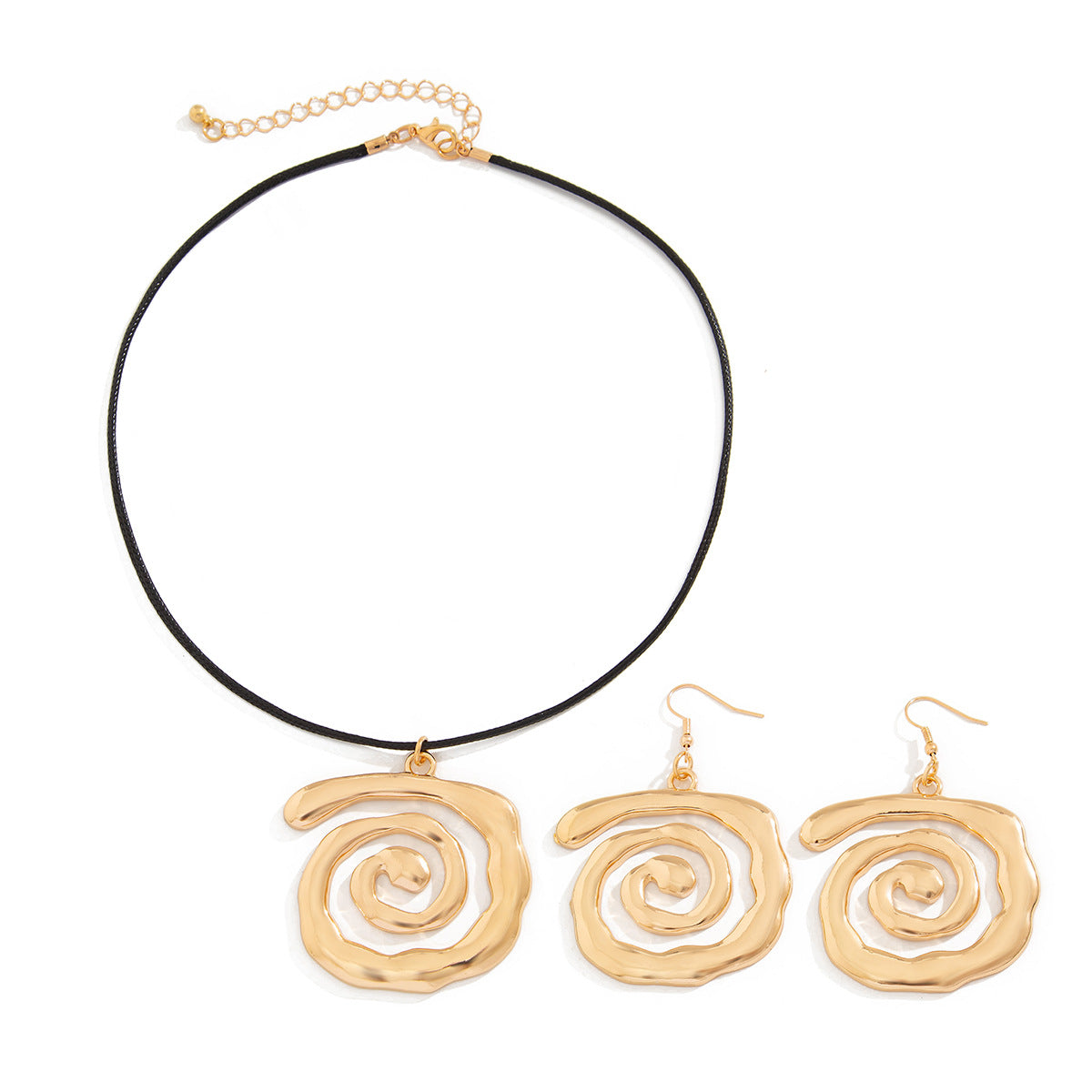 Bohemian Irregular Alloy Lock Necklace