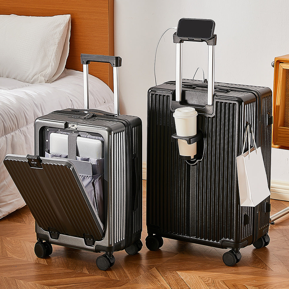 Front open suitcase 20 inch boarding case