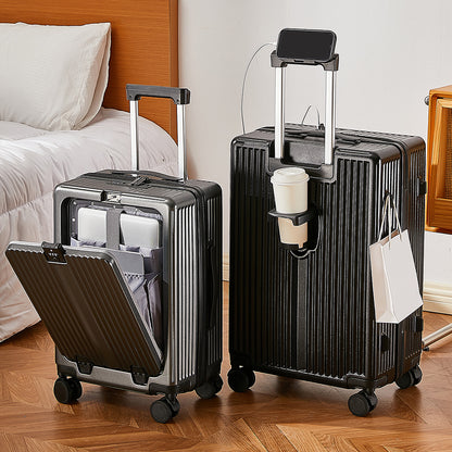 Front open suitcase 20 inch boarding case