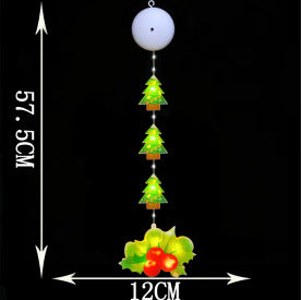 Halloween Christmas Series Suction Cup Lights Ladder Lights