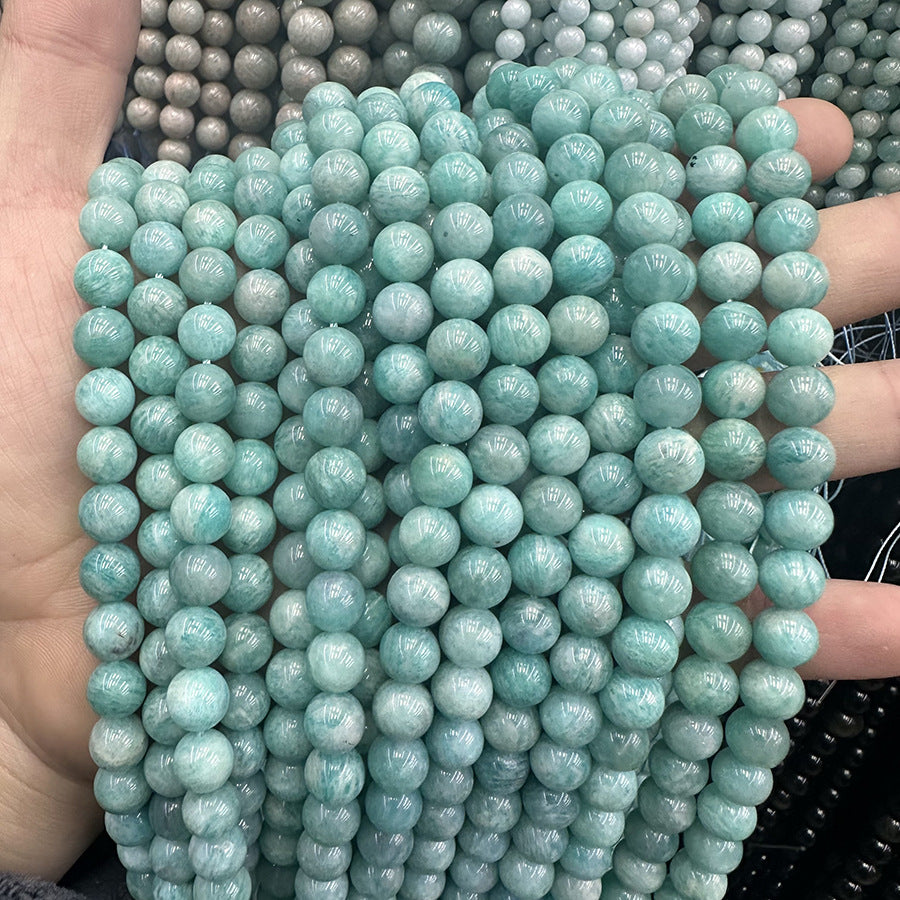 Amazonite Natural Stone 4-10mm Round Beads Jewelry