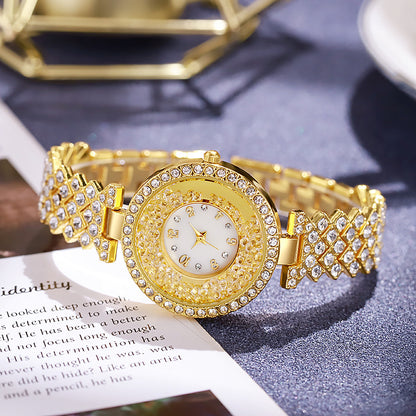 Fashion Sandflow Rhinestone Women's Watch