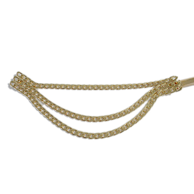 Personalized elastic chain waist chain