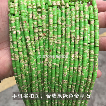 4 * 2Mm synthetic emperor stone spacer loose beads