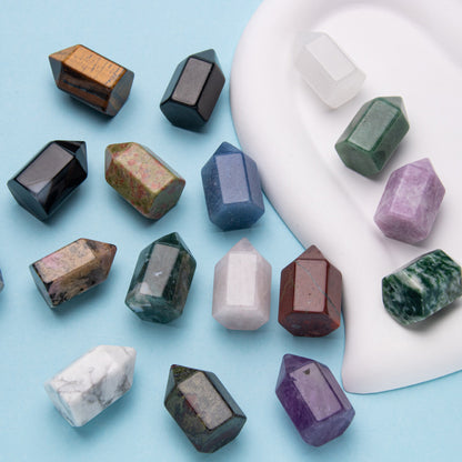 Hexagonal Cone Bullet Head Ornaments Carving Home Decoration