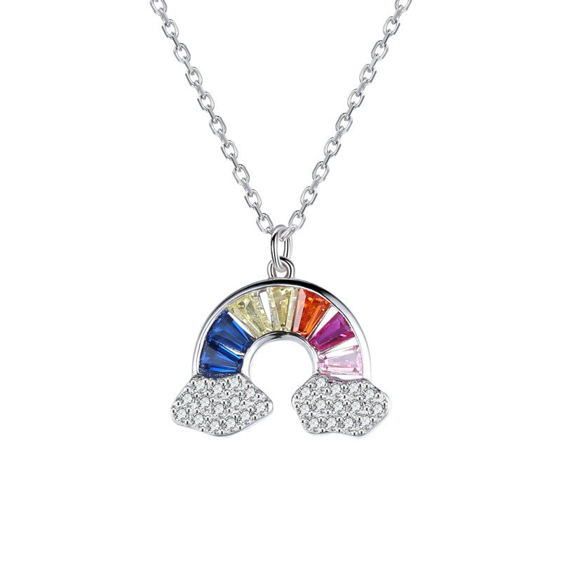 Rainbow Necklace Woman