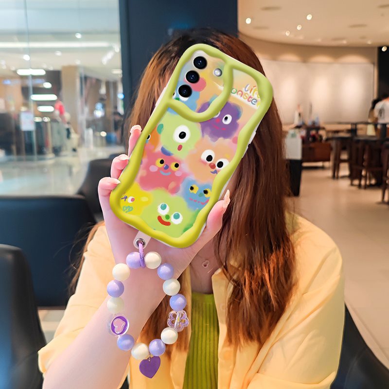 Samsung S22 Plus Liquid Silicone Wave Frame Case