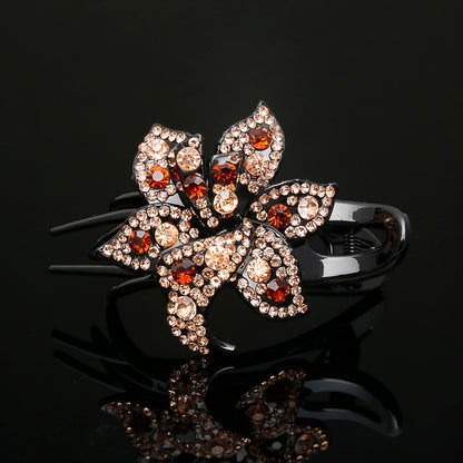 Rhinestone large grab Korean hair reel