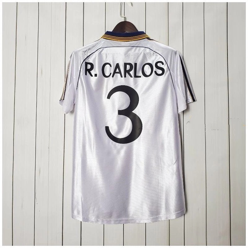 98-00 Retro Real Madrid Home Away 7 Raul Suker Carlos Guti Redondo Jersey