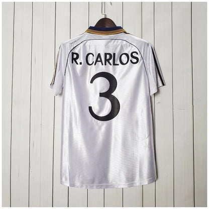 98-00 Retro Real Madrid Home Away 7 Raul Suker Carlos Guti Redondo Jersey