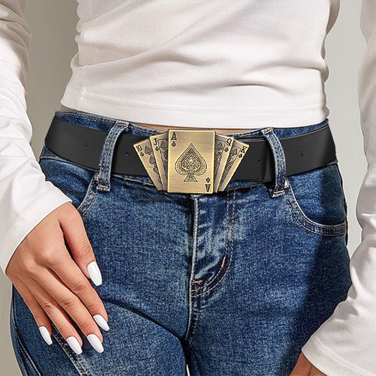 Skull Belt Punk Style