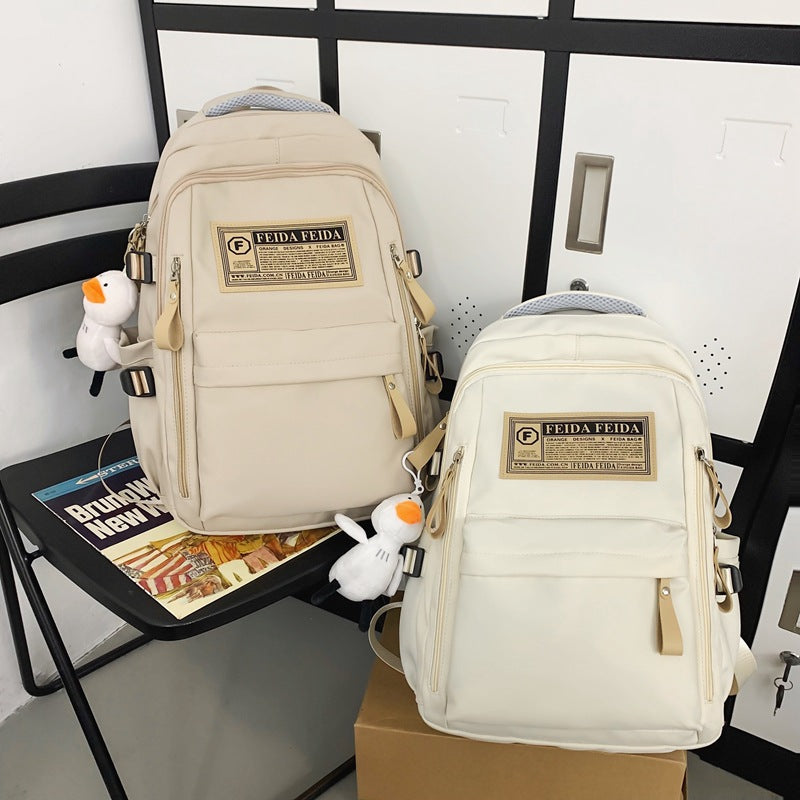 Mochila para ordenador de viaje, bolso escolar de gran capacidad 