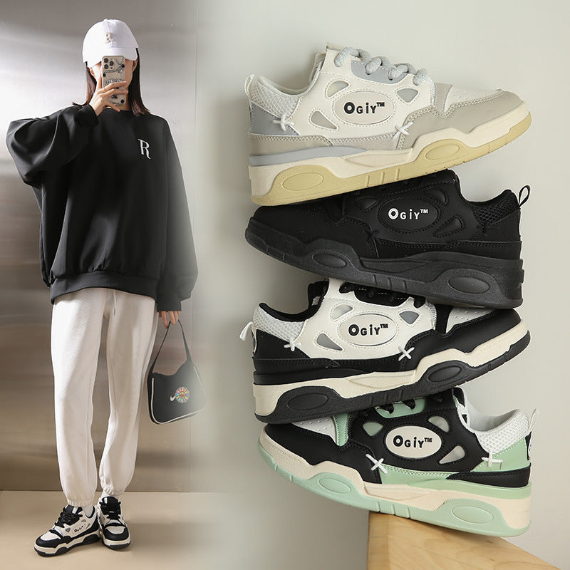 3 Couple Shoes: Autumn Soft Bottom Loafers, Casual Thick Sole Sneakers