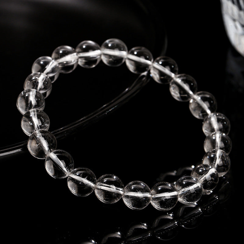 8A Natural White Crystal Bracelet