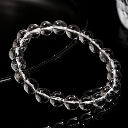 8A Natural White Crystal Bracelet