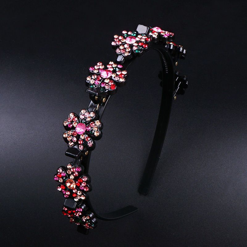 Snowflake rhinestone broken hair headband