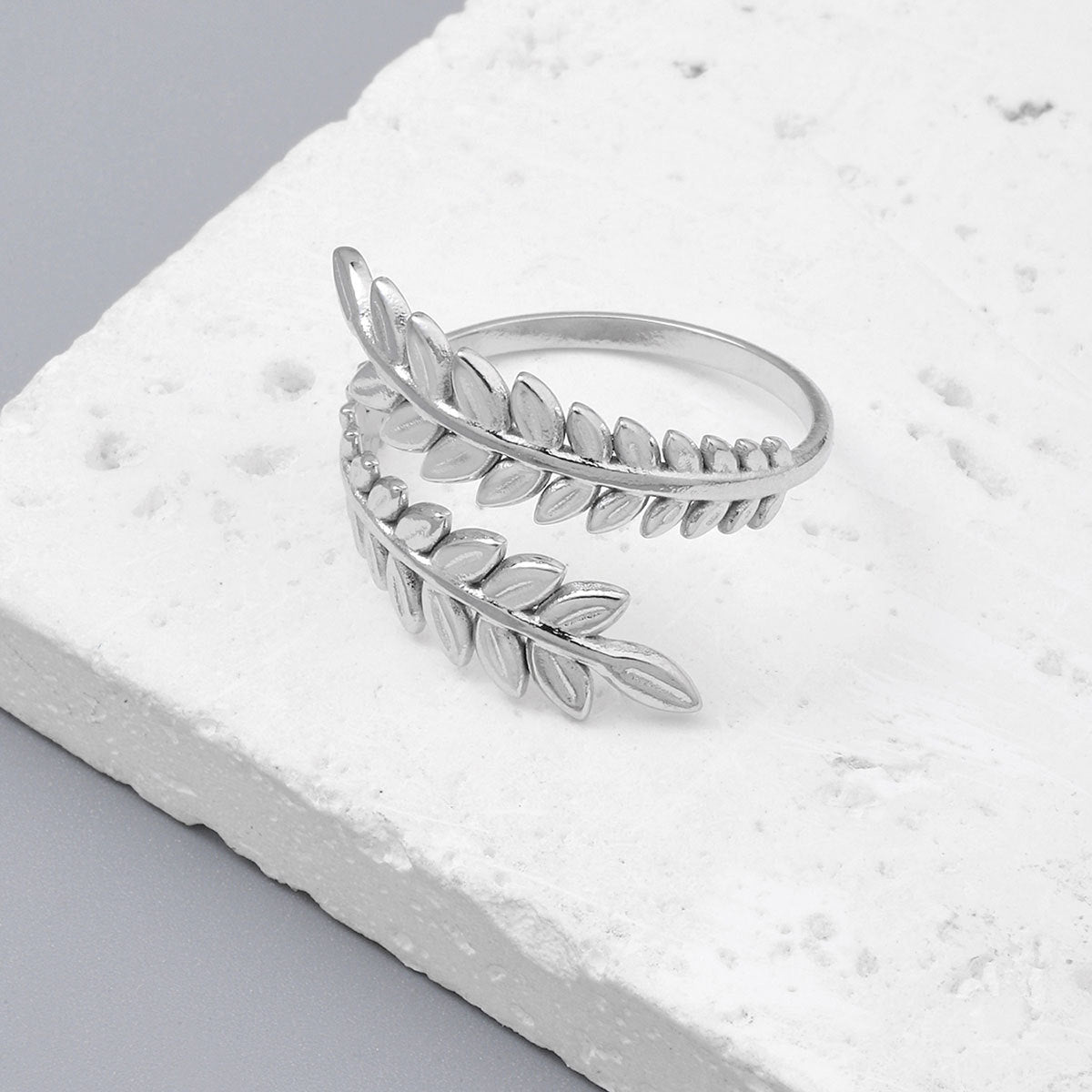 Cross Rhombus Titanium Steel Ladies Ring