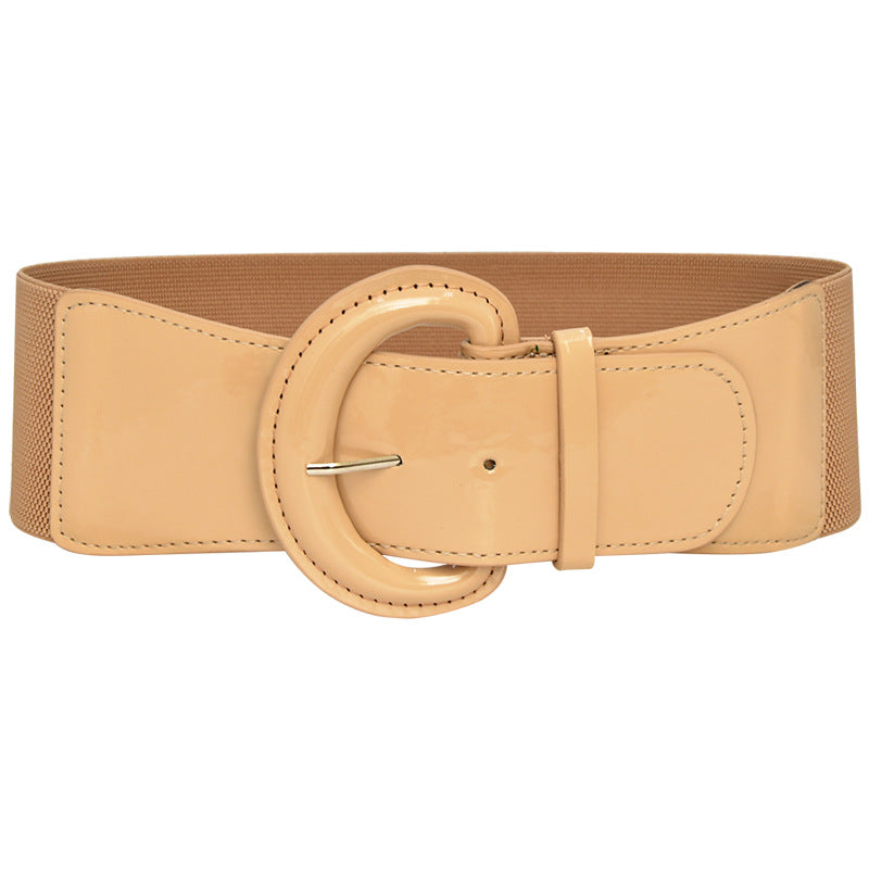 Elastic wide waist seal, belt