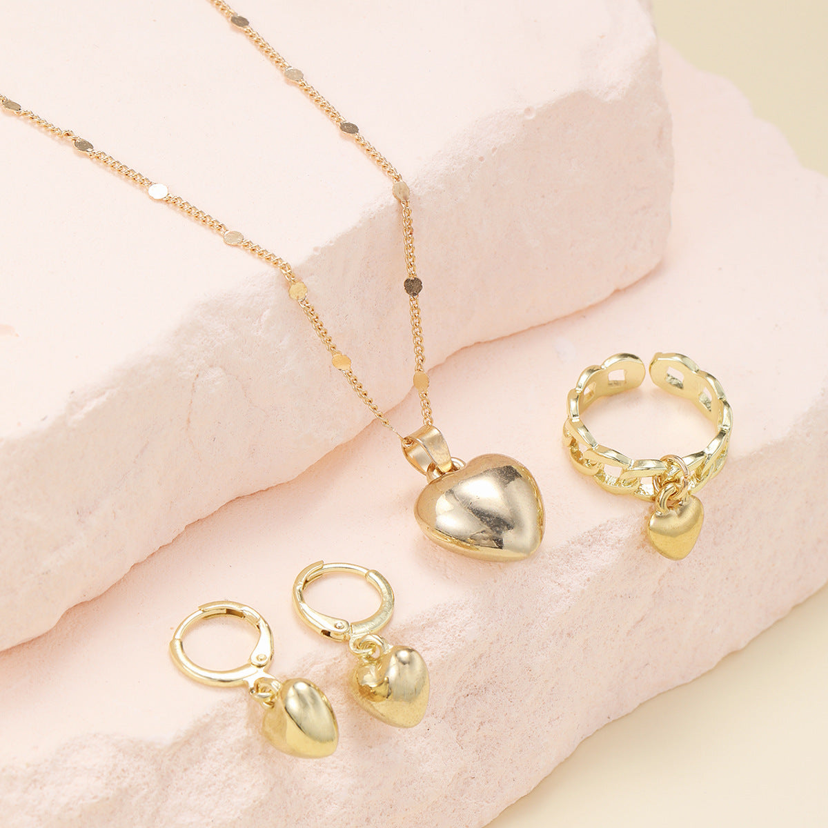 Love Heart Jewelry Set