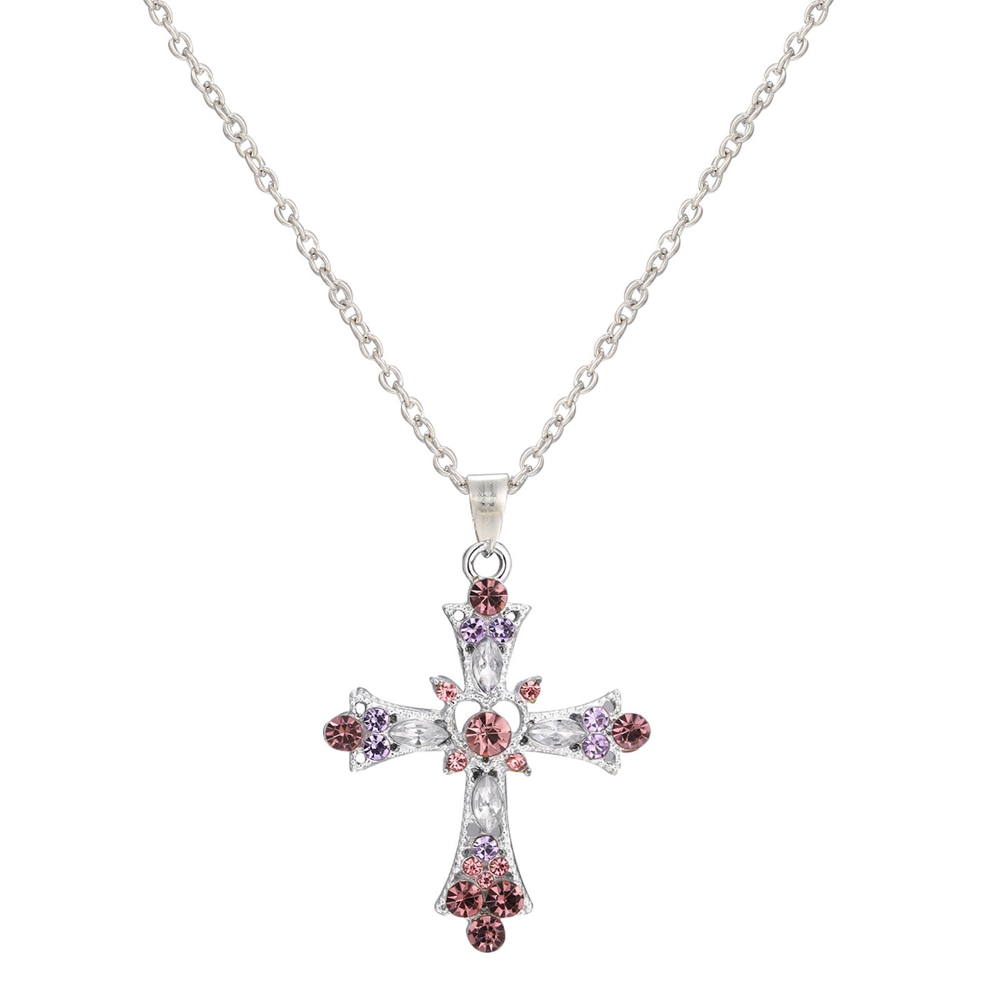 Cross Pendant Necklace Set