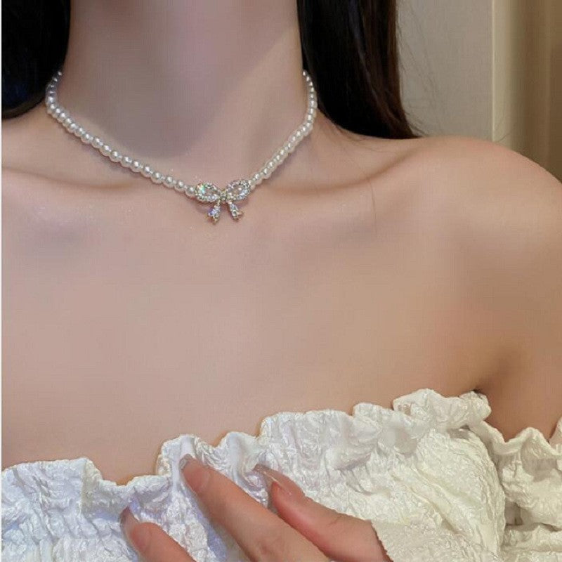 Pearl Butterfly Necklace