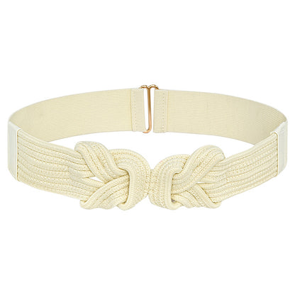 Stylish ladies woven elastic belt