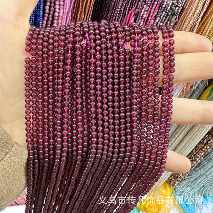 2-3MM round beads loose beads natural stone crystal
