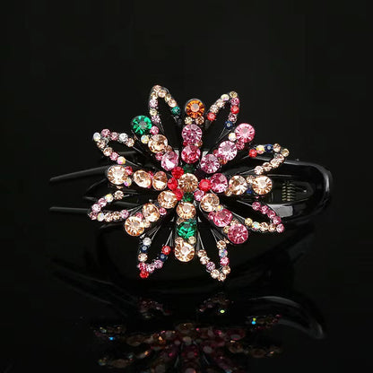 New three-tooth clip disc hair grab clip