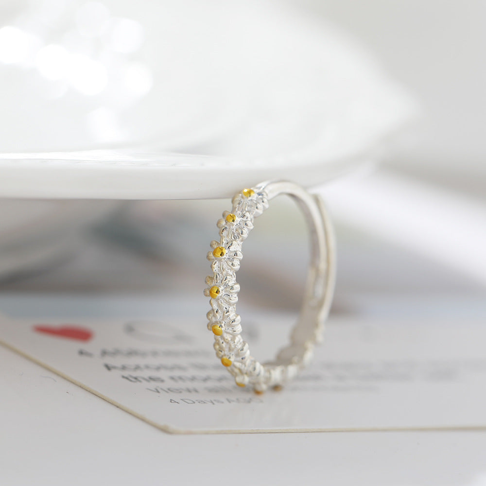 Small Daisy Open Ring
