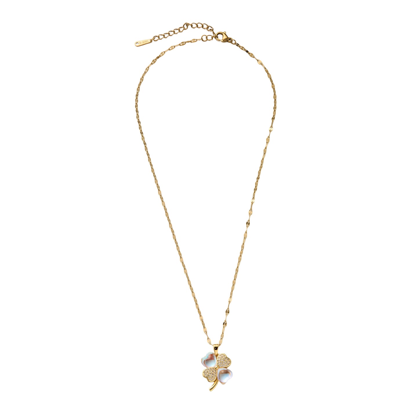 Diamond Four-Leaf Clover Necklace