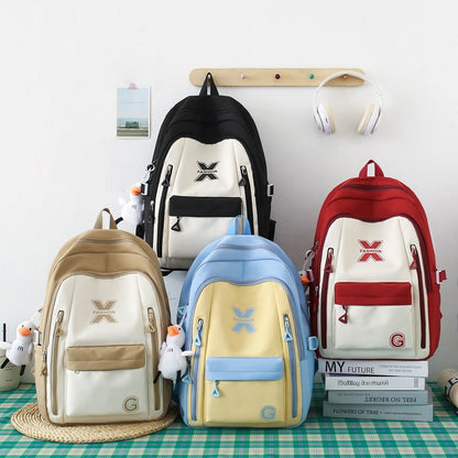 Mochila para estudiantes versátil y de gran capacidad 